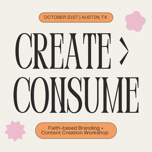 Create More Than You Consume Austin