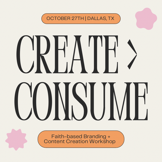 Create More Than You Consume Dallas